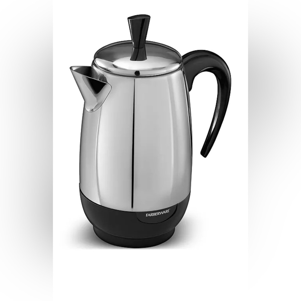 Farberware Silver and Black Coffee Maker
